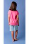 Pink girl's pajama set - 4