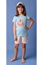 Girl's Pajama Set Blue - 2