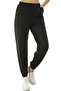 Micro Fabric Women's Trousers with Elastic Waist and Leg Legs 5047 - 2