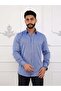 Ice Blue Slim Fit Premium Quality Long Sleeve Classic Men's Shirt - 3