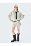 Shirt Collar Snap Button Pocket Detailed Textured Shacket - 2