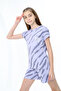 Girl's W Letter Printed Shorts Set - 3