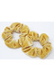 2 Piece Velvet Yellow Rubber Buckle Large Size Buckle004 - 2