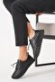 Valero soft embroidered genuine leather women's shoes black skin - 4