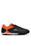 Cycle I Men's Astroturf Black / Orange Football Shoes