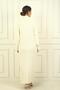 Round Neck Collar Zipper Long Sleeve Knitwear Dress - 4
