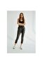 Women's Belt Detailed Leather Trousers D83558 - 2