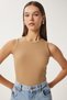 Women's Biscuit Crew Neck Cotton Knitted Blouse GT00020 - 3