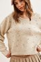 Women's Stone Front Back Pool Collar Pearl Stone Detailed Knitwear Kazak Kzk- 19000879 - 3