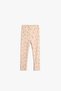 Beige Patterned Baby Girl Tights 4Wmg40166Ak