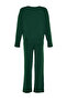 Zümrüt Yeşili Fitilli Örme Pijama Takımı THMAW21PT0684 - 9