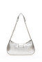 Silver Broken Patent Leather Women's Shoulder Bag 05Pc24K24403 - 7