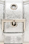 Silver Broken Patent Leather Women's Shoulder Bag 05Pc24K24403 - 6