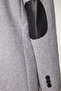 Women's Gray Leather Detailed Winter Blazer Jacket Fn03405 - 8