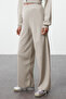 Taş Basic Crop Hırka Pantolon Triko Alt-Üst Takım TWOAW25AU00026 - 4