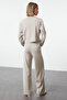 Taş Basic Crop Hırka Pantolon Triko Alt-Üst Takım TWOAW25AU00026 - 5