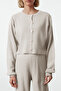 Taş Basic Crop Hırka Pantolon Triko Alt-Üst Takım TWOAW25AU00026 - 3