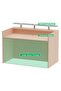 R06 Oak Office Reception Desk Without Drawers - 160cm - 5