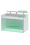 R06 White Office Reception Desk Without Drawers - 160cm - 5