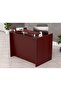R06 Apple Cherry Office Reception Desk - 120cm - 2