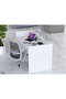 R06 White Office Reception Desk Without Drawers - 180cm - 4