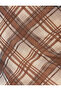 Long Sleeve Sheer Tulle Plaid Crop T-Shirt - 6