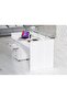 Harrera R06-14 Modern Reception Desk White - 5