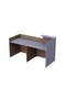 Truffle Davos Oak-Dust Grey RD-2 Reception Desk 180 cm - 5