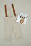 Baby Lion Printed Salopette Set - 7