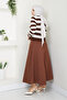 Women's Knitwear Cardigan Scuba Skirt Set - 5