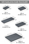 Microwave-Compatible Organizer Set of 20 - Anthracite Deep and Shallow Food Food Storage Container - 5
