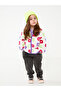 Baby Stand Collar Long Sleeve Patterned Baby Girl Coat - 4