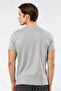 Men's Short Sleeve V-Neck T-Shirt, 50% Cotton, 50% Modal - 2