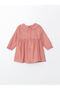 Bebe Collar Long Sleeve Baby Girl Dress - 3