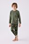 Boy's Pajama Set, Single Jersey Woven