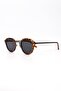 Bumble Metal Unisex Leopard Black Sunglasses - 3