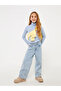 Turtleneck Long Sleeve Girl's T-Shirt - 3