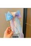 Children's Princess with Ribbon, Scarf, Hair Bow, Blue Color Acr8442 - 2