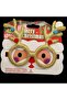 New Year's Party Dotted Deer Gold Glasses 1 Piece - 2