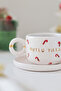 Happy Birthday Handmade Walking Stick Candy Ceramic Mug 24K Gold Decorated 200ml - 7