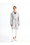 Mg trenden grey jacket collar women's stamp coat - 2