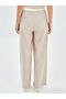 Loose Fit Striped Women's Trousers - 4