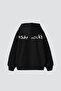 Asap Rocky Printed Oversize Unisex Premium Black Hoodie - 2