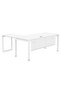 Figura 72-18L white Modern Workstation without Drawer