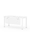 Figura 72-16 white Modern Workstation without Drawer