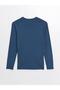 Crew Neck Long Sleeve Combed Cotton Men's T-Shirt (W4) - 6