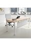 Figura 72-16 oak Modern Workstation without Drawer - 2
