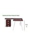 Bentuk 139-18L Apple Cherry Modern Workstation - 4