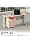 Stazion 1260 Modern Office Desk Oak with drawers - 3