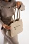 Mega large size soft faux leather women's handbag - 4